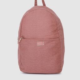 Caprese Women Pink Solid Backpack-2