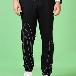 LIMEROAD Men Printed Cotton Joggers-picture-54