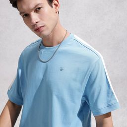 WROGN Drop-Shoulder Sleeves Pure Cotton Oversized T-shirt-image-29