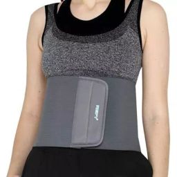 Reify 203.2 mm (8 Inch) After Delivery Tummy Reduction Abdominal Belt in Grey Color for Women, Size M-23