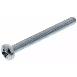 RS PRO Machine Screw M3x30 mm Steel Pozidriv Pan Headed DIN 7985, 560647-image-99