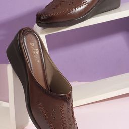 Dollphin Textured Leather Platform Pumps-image-95