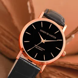 Sandy D Carter Men Dial & Leather Straps Analogue Watch Sandy D Carter-234-BK-image-50