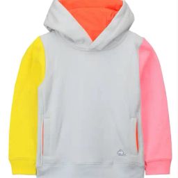 Cherry Crumble By Nitt Hyman Kids Grey Solid Hoodie-image-14