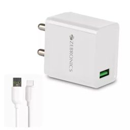 Zebronics White Mobile Adaptor with Type C Cable with 1 USB Ports MA5311Q-image-30