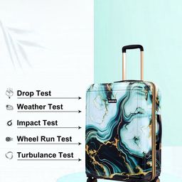 Luggero Printed Hard-Sided Large Trolley Bag image 2