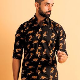 Lightpole Men Smart Floral Opaque Printed Casual Shirt-image-25