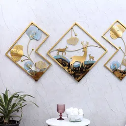 Amaya Decors Set Of 3 Deer Wall Decor-image-11