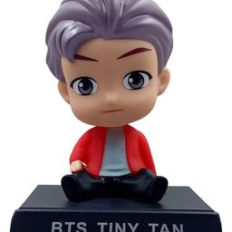 QUIRKMALL BTS Bangtan Boys RM Phone Holder Bobblehead Action Figure - Multicolor-27
