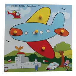 KIDS LOGIC Theme Puzzle - Aeroplane - Multicolor-19