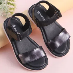 Cute Walk by Babyhug Velcro Closure Sandal - Black-picture-41
