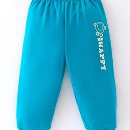 Tango Looper Knit Full Length Lounge Pant Text Print - Royal Blue-image-67