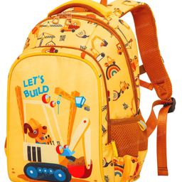 Bunie Cartoon Theme Lightweight Backpack for Kids Yellow - 14 Inches-image-9