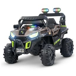 BAYBEE Roger Battery Operated Jeep for Kids, Ride on Toy Kids Car with Light & Music, Baby Big Jeep Rechargeable Battery Car, Electric Jeep Car for Kids - Grey-8
