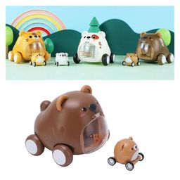 AKN TOYS Animals Pull Cars Backwards, Lightweight and Exquisite Mini Inertia Car for Kids( Color May Vary)-10