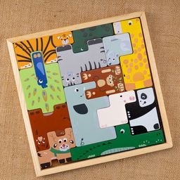 Jim N Jam Wooden Animal Tetris Puzzle-18