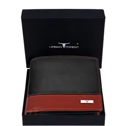 URBAN FOREST Men Textured Leather Two Fold Wallet-22