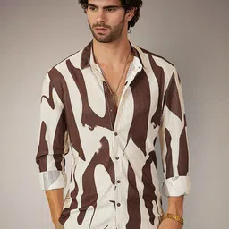SAMRIZ Polyester Long Sleeves Printed Men's Shirt-picture-26