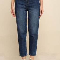 zayla Women Comfort High-Rise Light Fade Stretchable Jeans-image-33