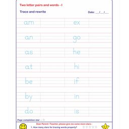 alphabet education Beginners Handwriting Part 2 of 3 Workbook - English image 5