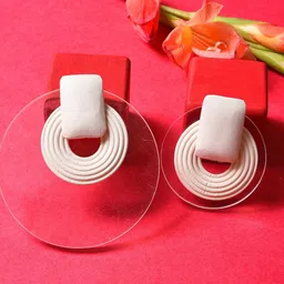 DressBerry Contemporary Drop Earrings-29