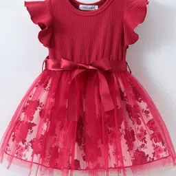 Mark & Mia Floral Print Peplum Dress-image-42