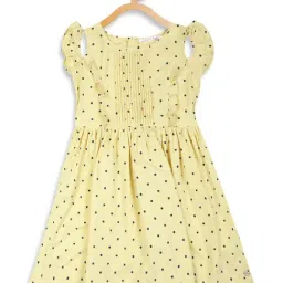 Elle Kids Yellow Printed Dress-picture-30