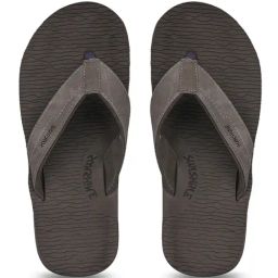 Sunshine by Bata Men's TIDE Gun Metal Flip Flops-image-85