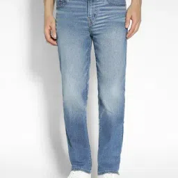 American Eagle Blue Cotton Regular fit Solid Jeans-picture-38