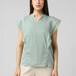 Van Heusen Green Regular Fit Top-picture-6
