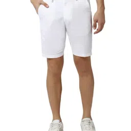 Peter England White Chino Shorts-picture-16