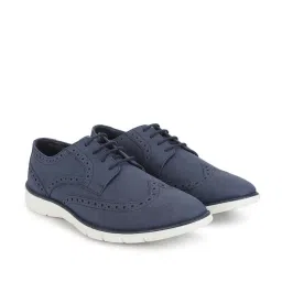 Yoho Men's Navy Brogue Shoes image 2