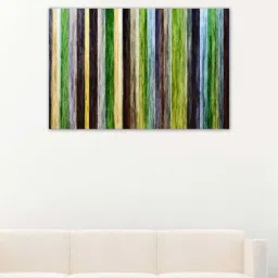 999store Multicolor Abstract Structure Canvas Painting-27