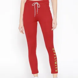 OFF LIMITS Red Graphic Print Track Pants image 1