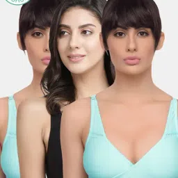 Inner Sense Multicolored Non Wired Non Padded Nursing Bra (Pack Of 3)-picture-11