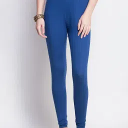Dollar Missy Blue Cotton Leggings-image-45