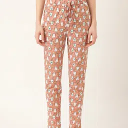 Sweet Dreams Peach & White Print Pyjamas-picture-13