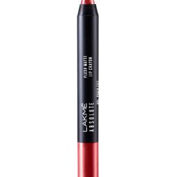 Lakme Absolute Plush Matte Lip Crayon 401 Peach Fizz - 2.8 gm-image-81