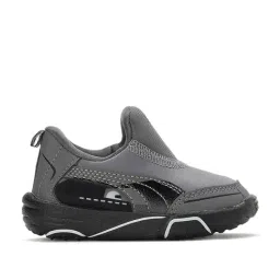 Puma Kids Ferrari Bao Kart Inf Smoked Grey & Black Slip On Shoes-image-7