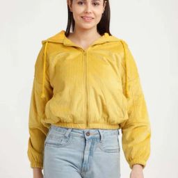 Zink London Yellow Regular Fit Jacket-image-83