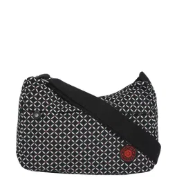 Baomi Black Printed Medium Cross Body Bag-3