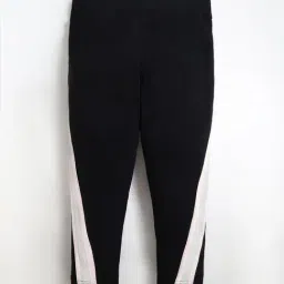 Cherry Crumble By Nitt Hyman Kids Black & White Color Block Trackpants-image-88