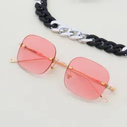 Ted Smith JUSTME_C4 Pink Gradient Square Sunglasses-picture-45