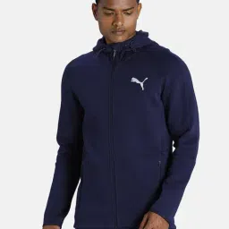 Puma Peacoat Slim Fit Hooded Jacket-29