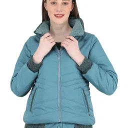 Monte Carlo Teal Regular Fit Jacket-picture-21