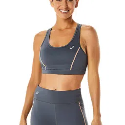 Asics Grey Printed Sports Bra-image-57