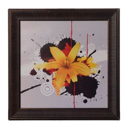 eCraftIndia Multicoloured Floral UV Wall Art-image-63