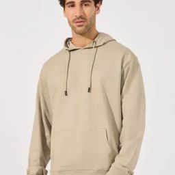 Styli Beige Cotton Regular Fit Printed Hooded Sweatshirt-picture-28