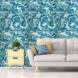 RoseCraft 3D Abstract 57 sq ft Wallpaper Painted RC804-image-86