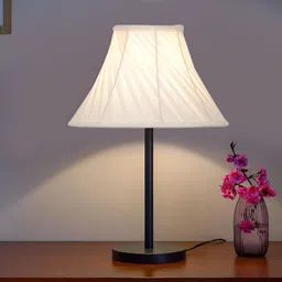 Aura Off White Frustum Shaped Table Lamp-image-48